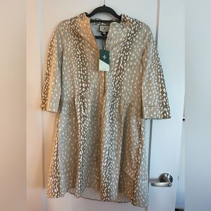Tuckernuck Antelope Royal Shirt Dress. Size Small.